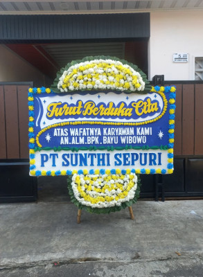Papan Bunga Duka di Lipu